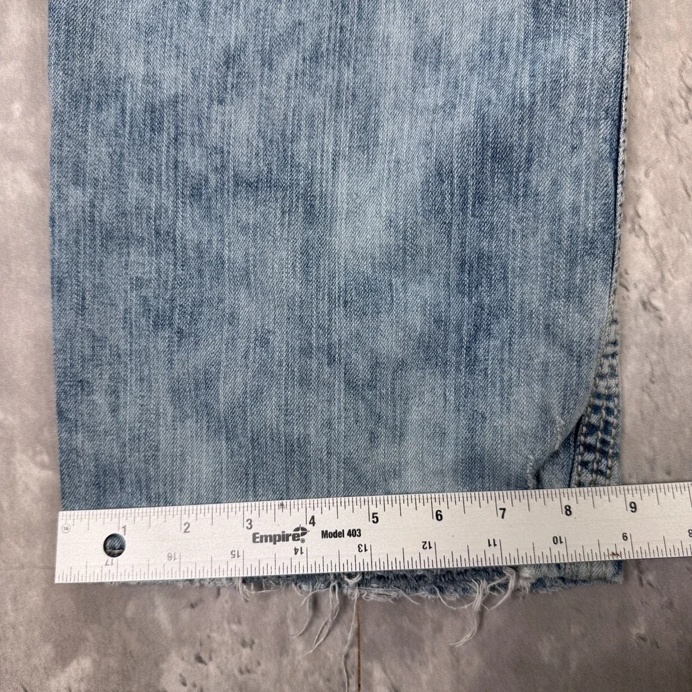 BKE Tyler Mens Jeans Size 38S Straight Leg Stretch Denim Actual 38x28 Distressed